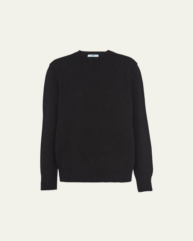Cashmere Wool Crew-Neck Sweater